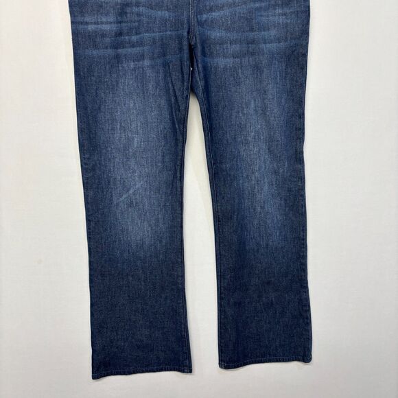 Betabrand Women Pull On Bootcut Jeans Size XL X-Large Blue Denim D048 -29 - Picture 14 of 16